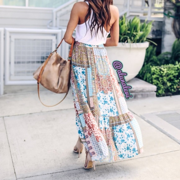 TAPESTRY MAXI SKRT - Picture 3 of 4